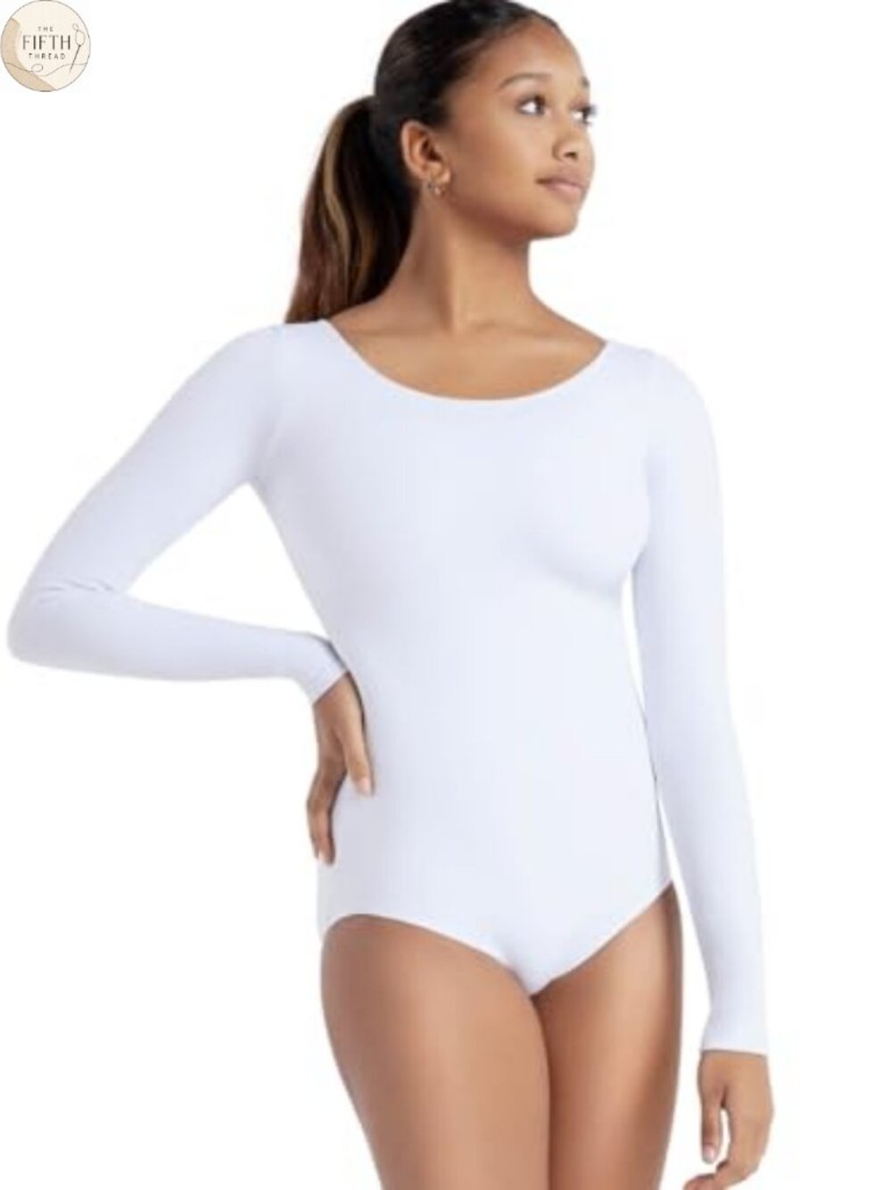 Long Sleeve Leotard Nylon Spandex Stretch Gymnastics Dance